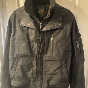 Ben Sherman Men's Black Military Jacket